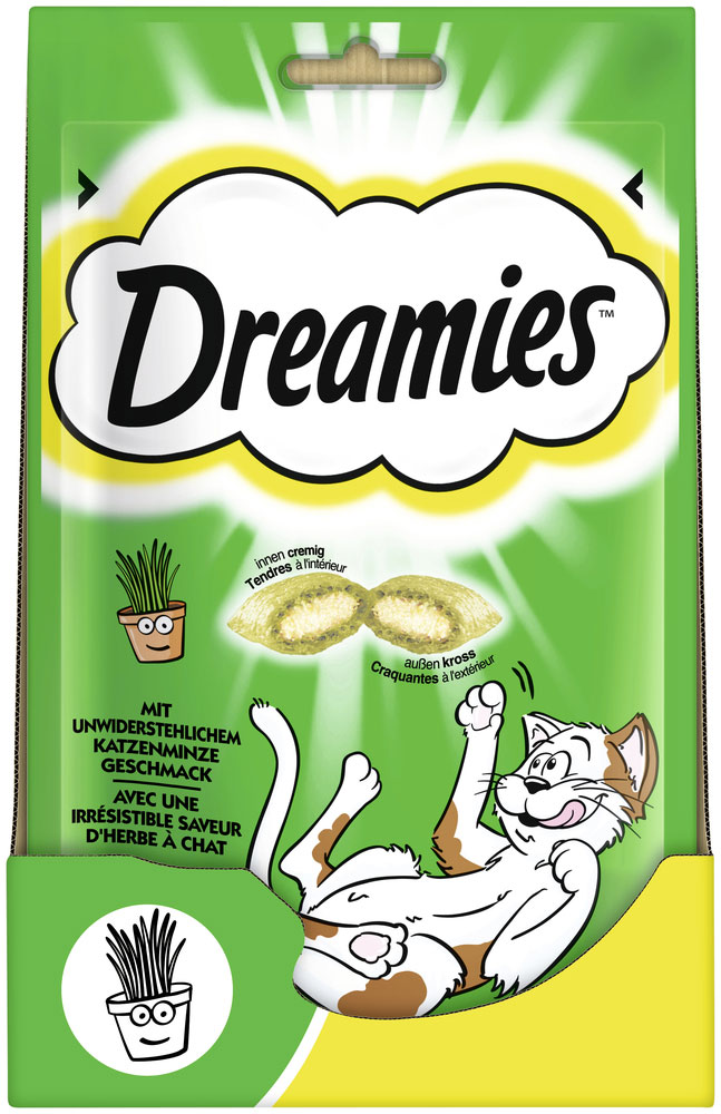 Dreamies - mit Katzenminze - 6 x 60g - 3