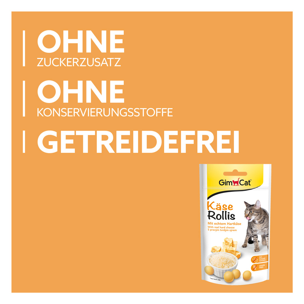 GimCat - Käse-Rollis - 8 x 40g - 2