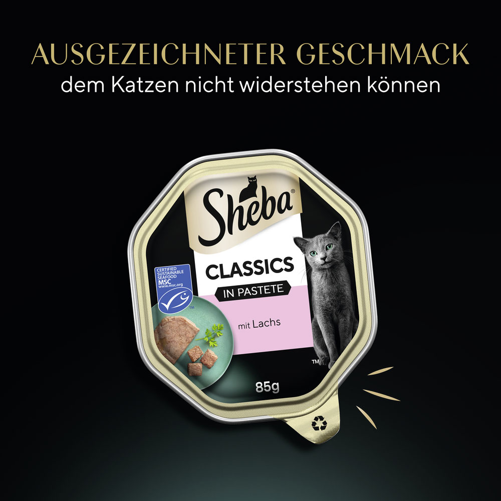 Sheba - Classic Lachs MSC - 22 x 85g - 9