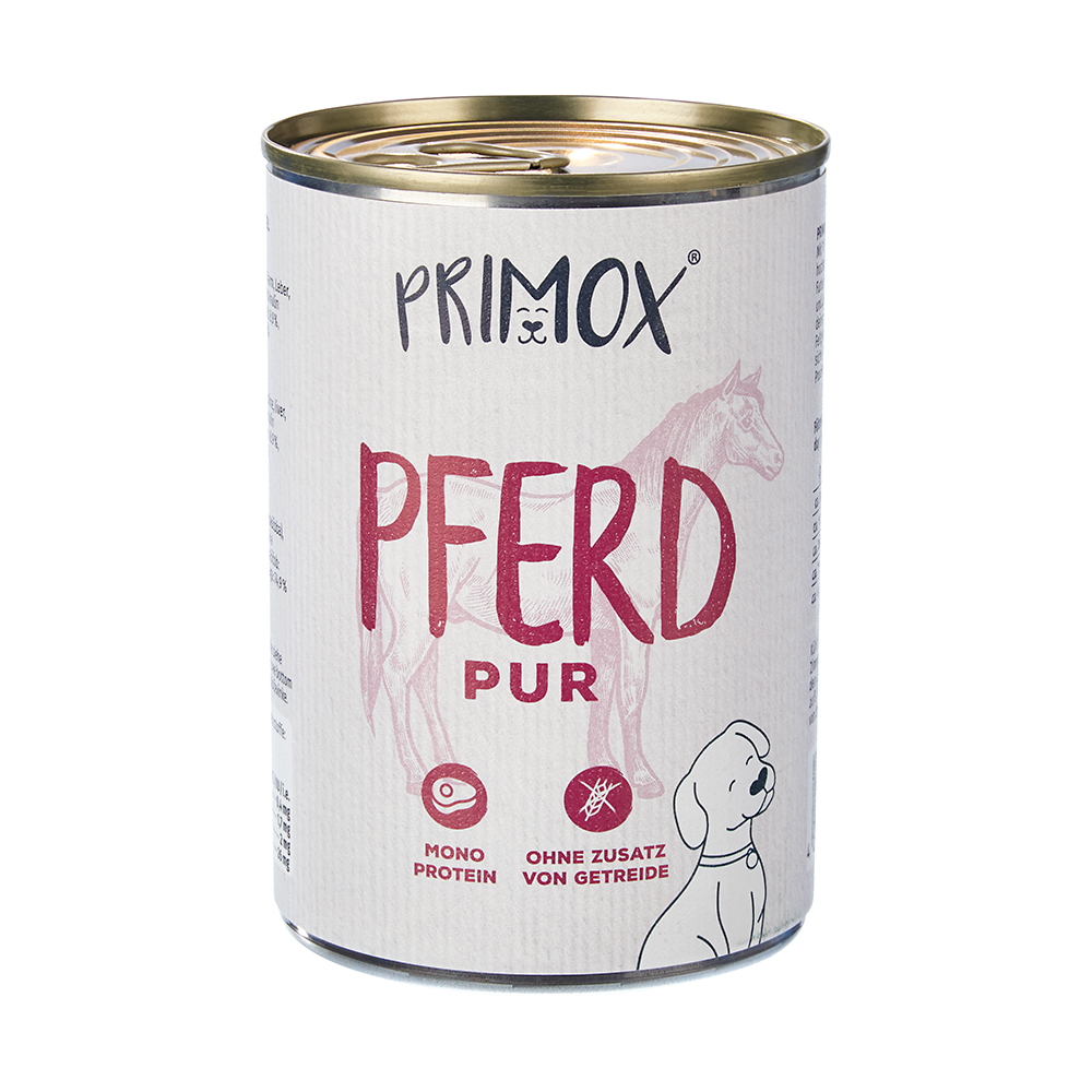 Hunde Nassfutter Pferd PUR 6 x 400G