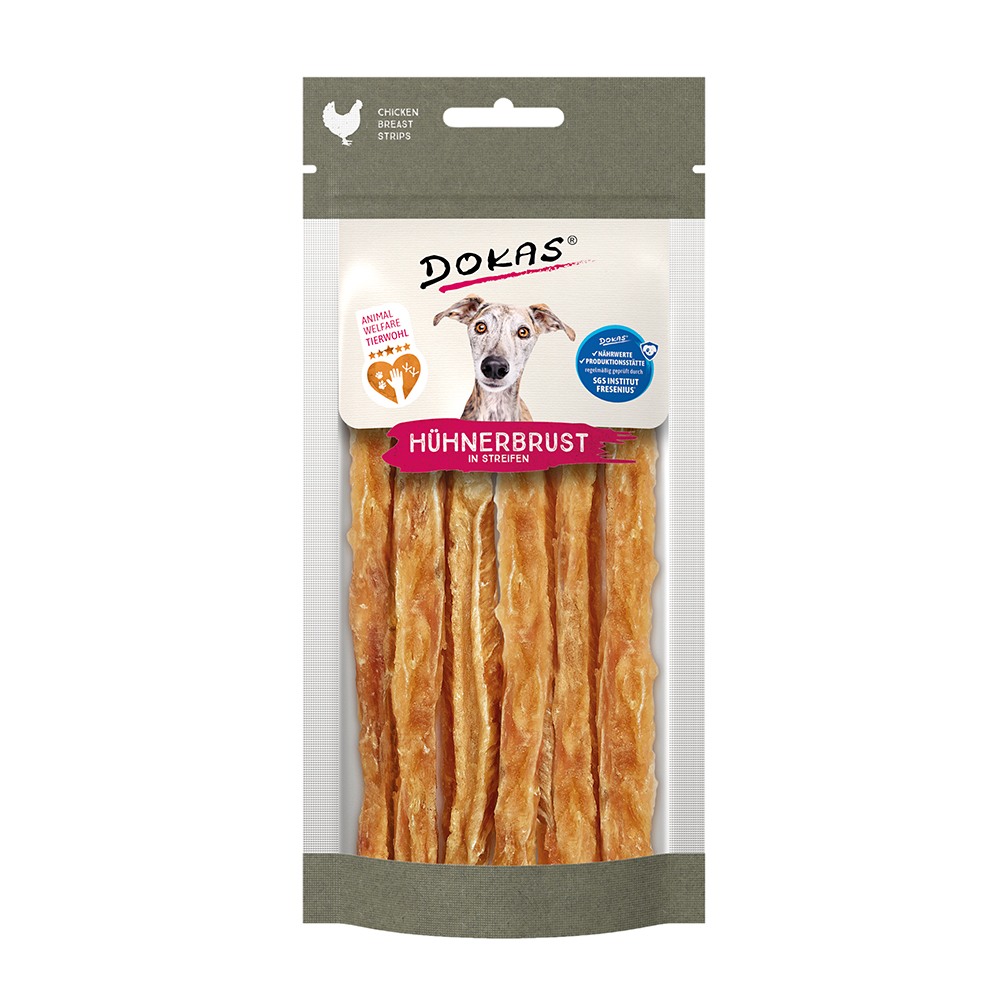 Hühnerbrust in Streifen