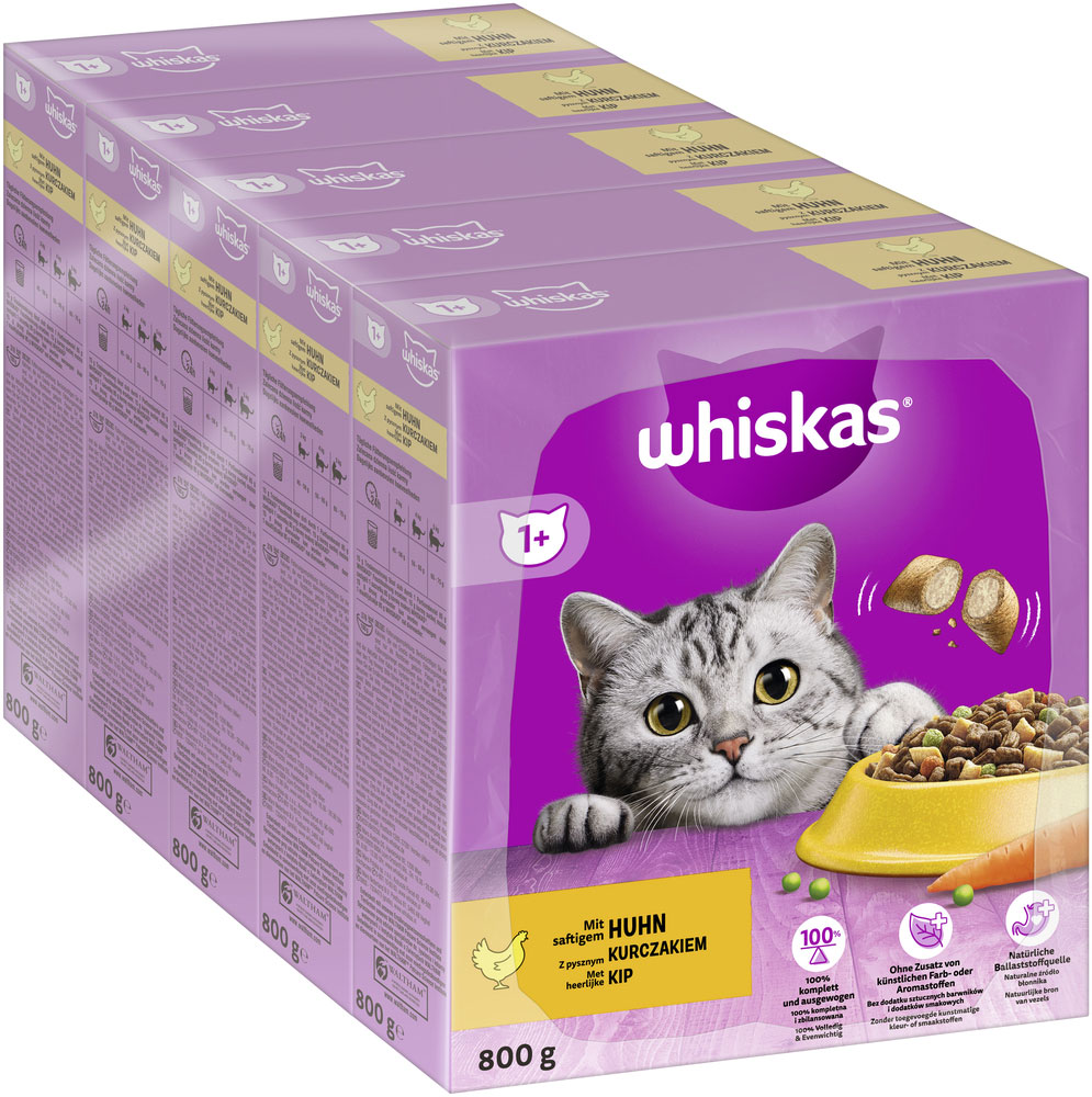 Whiskas - 1+ mit Huhn - 1 x 800g - 3