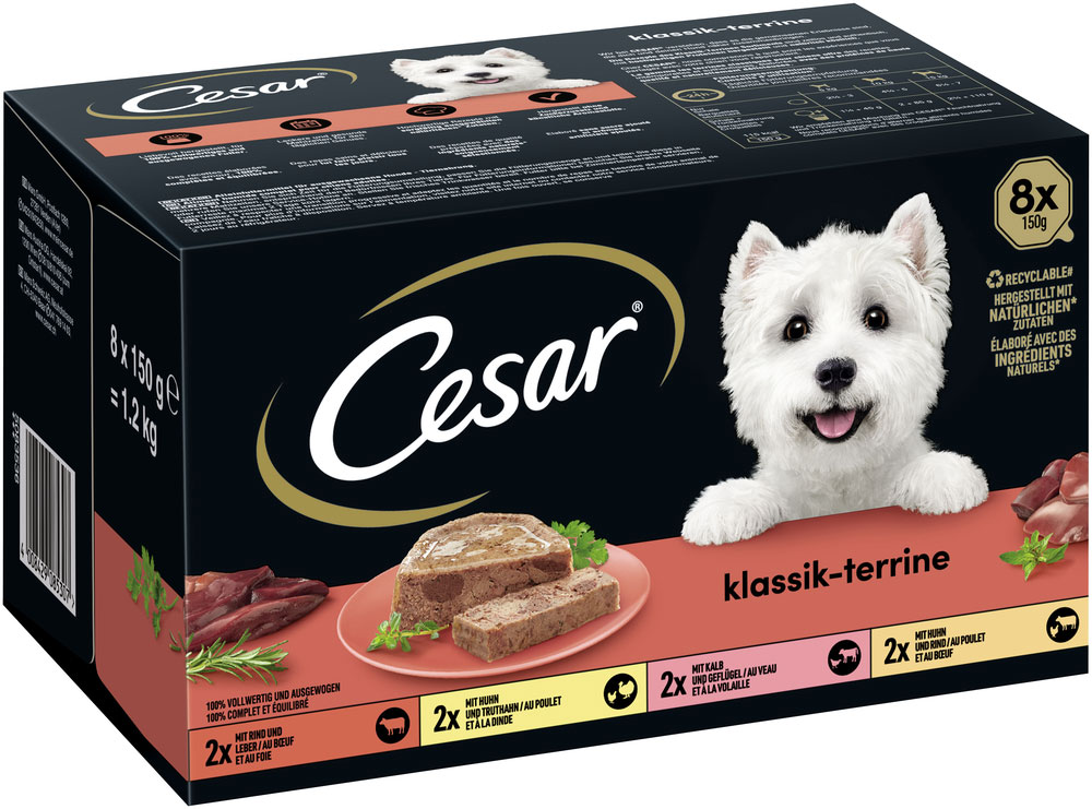 Cesar - Multipack Klassik-Terrine - 3 x 1200g - 2
