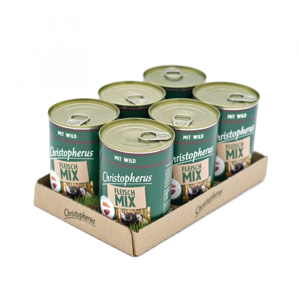 Allco Christopherus - Fleischmix mit Wild - 6 x 400g - 2