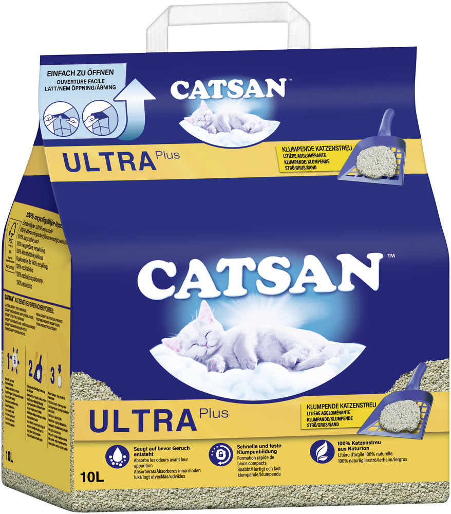 Catsan - Ultra Klumpstreu - 1 x 10 Liter - 2