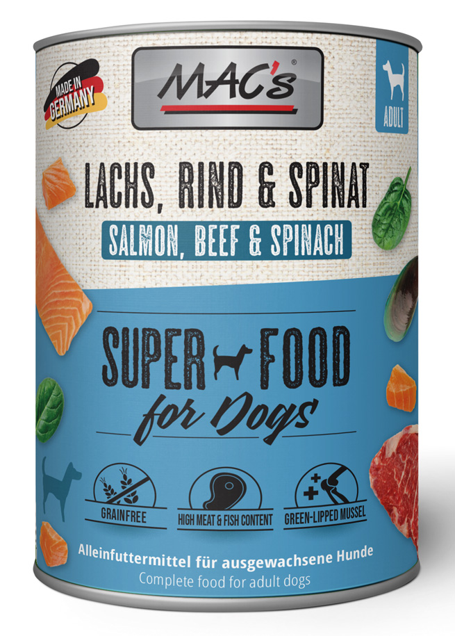 DOG Lachs & Spinat