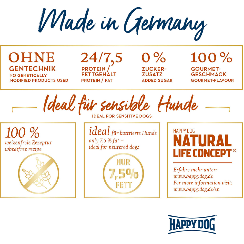 Happy Dog - Sensible Mini Toscana - 1 x 800g - 3