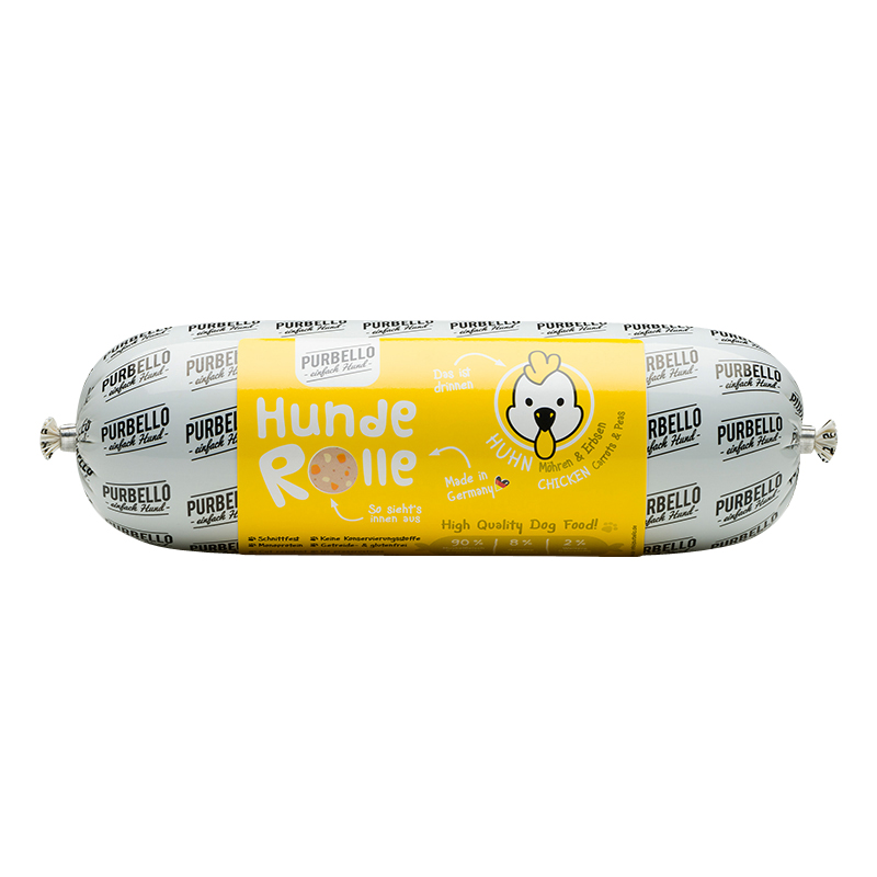 Purbello - Hunderolle mit Huhn - 1 x 800g - 3