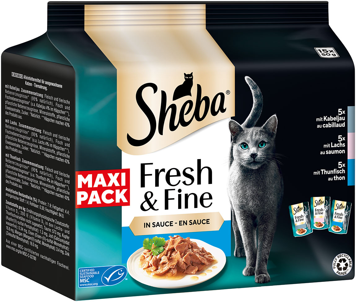 Fresh & Fine Kabeljau Lachs Thunfisch Maxipack