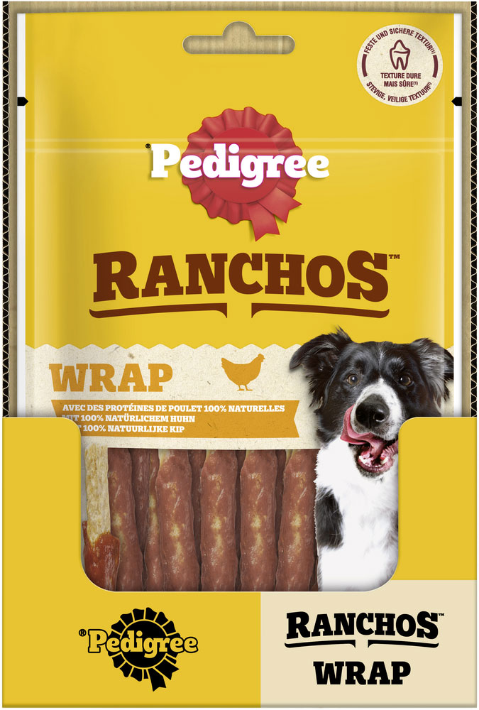Pedigree - Ranchos Wrap mit Huhn - 1 x 60g - 3