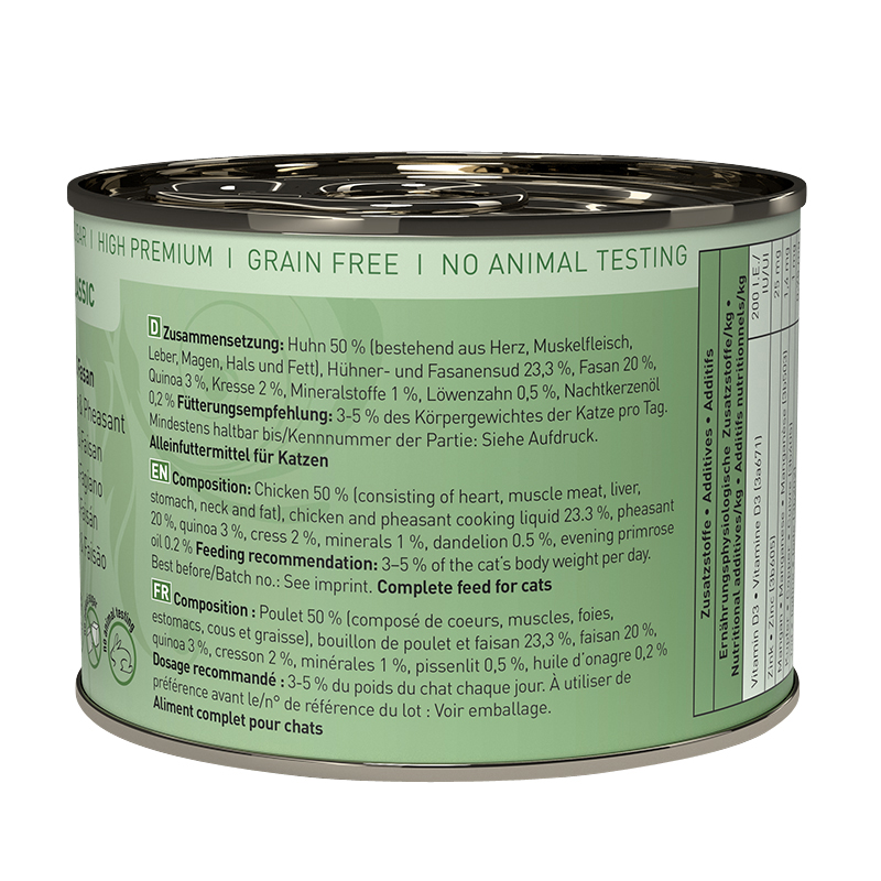 Catz Finefood - No. 15 Huhn & Fasan - 6 x 200g - 4