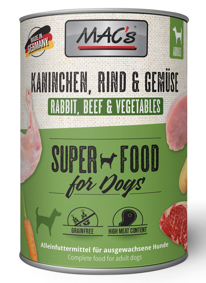 DOG Kaninchen & Gemüse