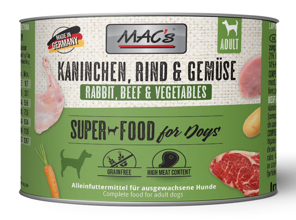 DOG Kaninchen & Gemüse