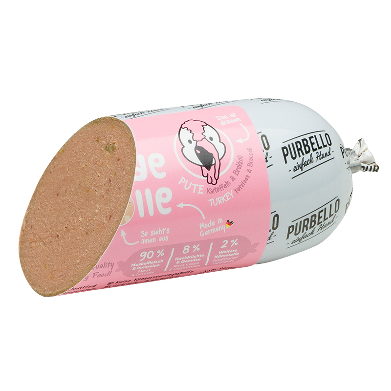 Purbello - Hunderolle mit Pute - 1 x 200g - 3