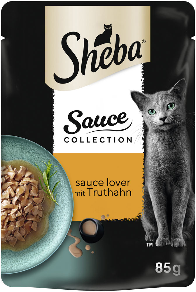 Sheba - Collection Sauce Lover mit Truthahn - 28 x 85g - 2