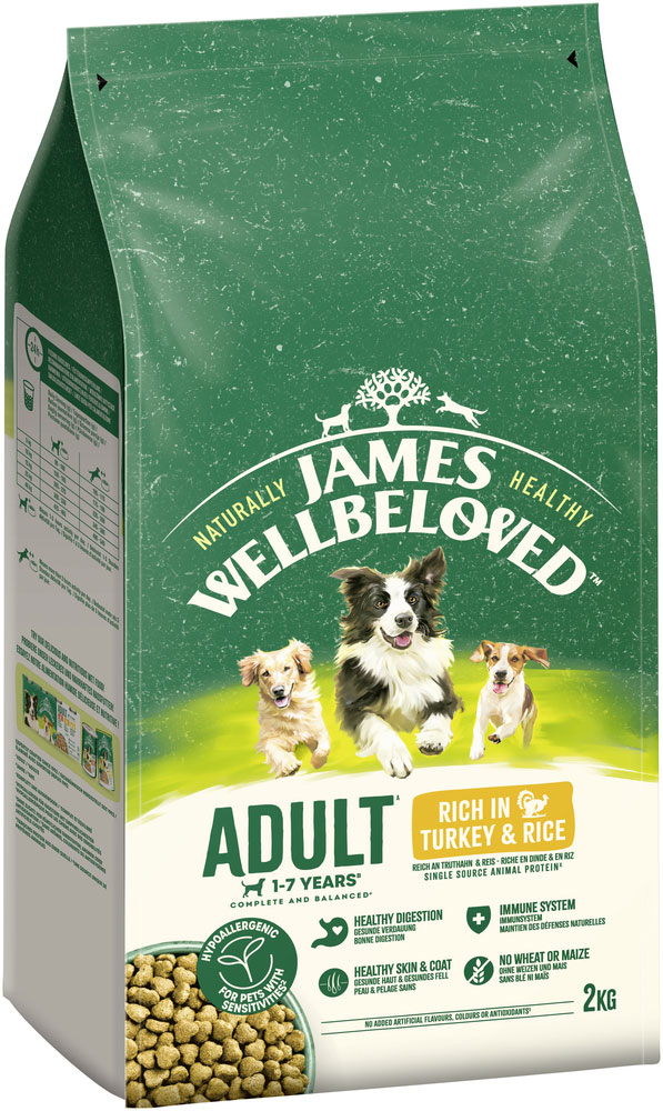 James Wellbeloved - Reich an Truthahn & Reis - 3 x 2kg - 3