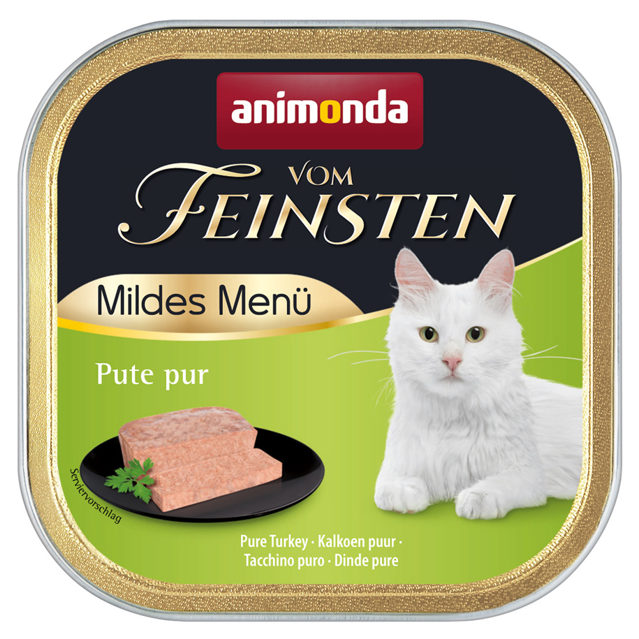 Adult Katzen mit Pute