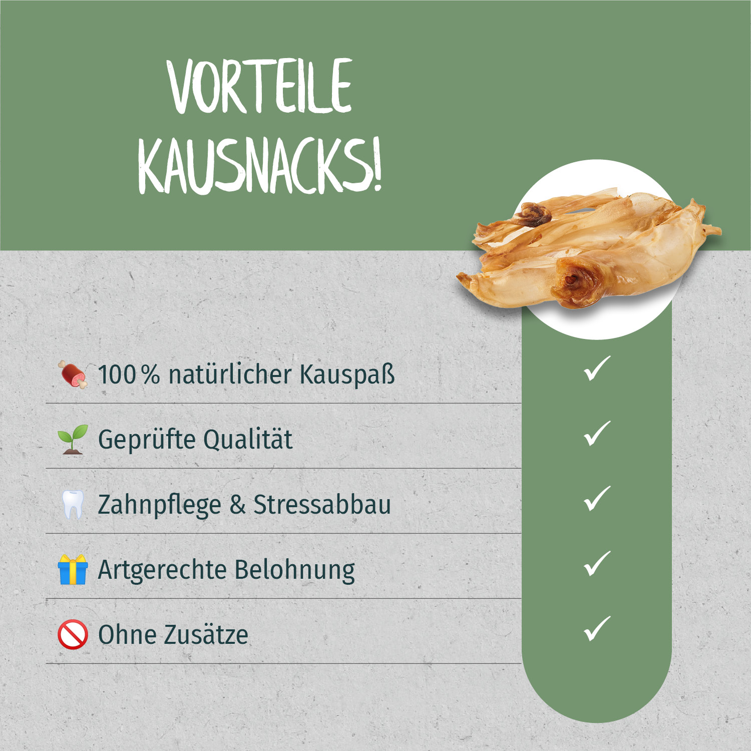 Primox - Kaninchenohren 100g - 6 x 100g - 3