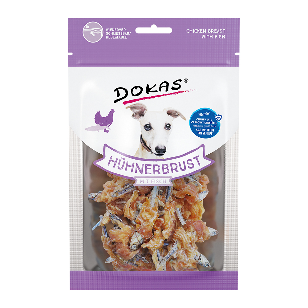 Hühnerbrust mit Fisch