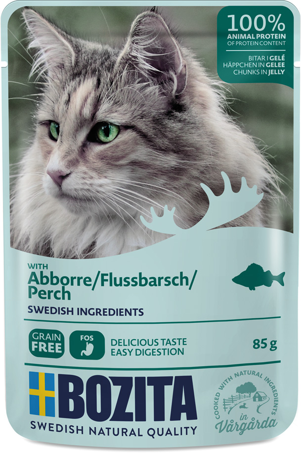 Pouch Häppchen in Gelee mit Barsch