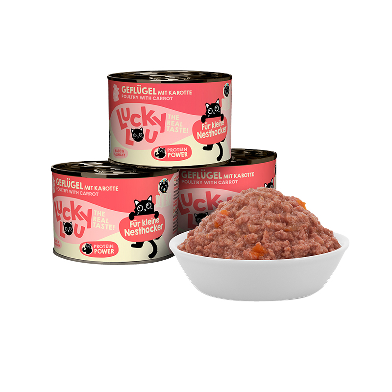 Lucky Lou - Lifestage Kitten mit Geflügel - 6 x 200g - 3