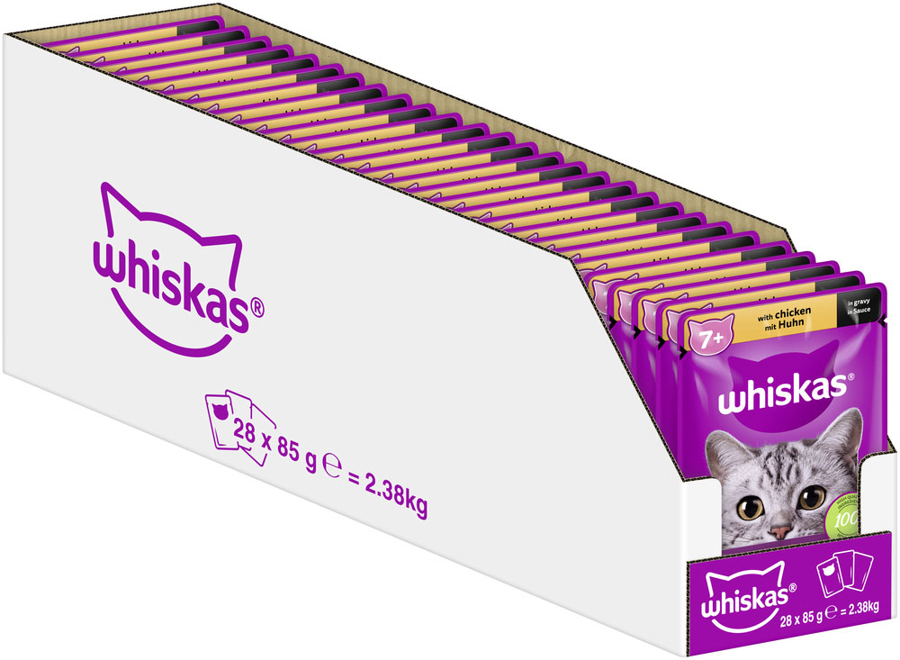 Whiskas - Whiskas 7+ mit Huhn in Sauce - 28 x 85g - 2
