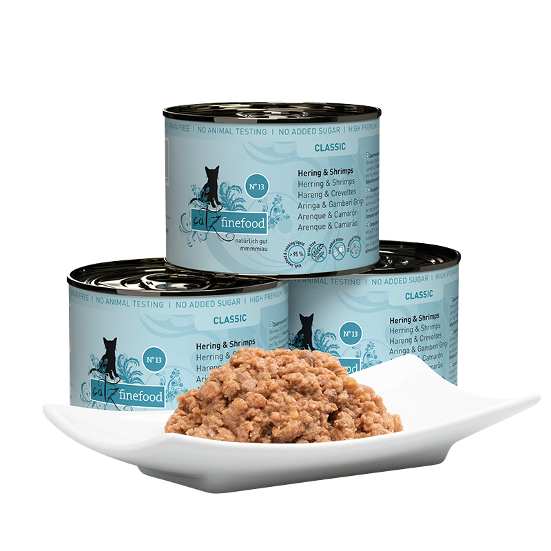 Catz Finefood - No. 13 Hering & Krabben - 6 x 200g - 3