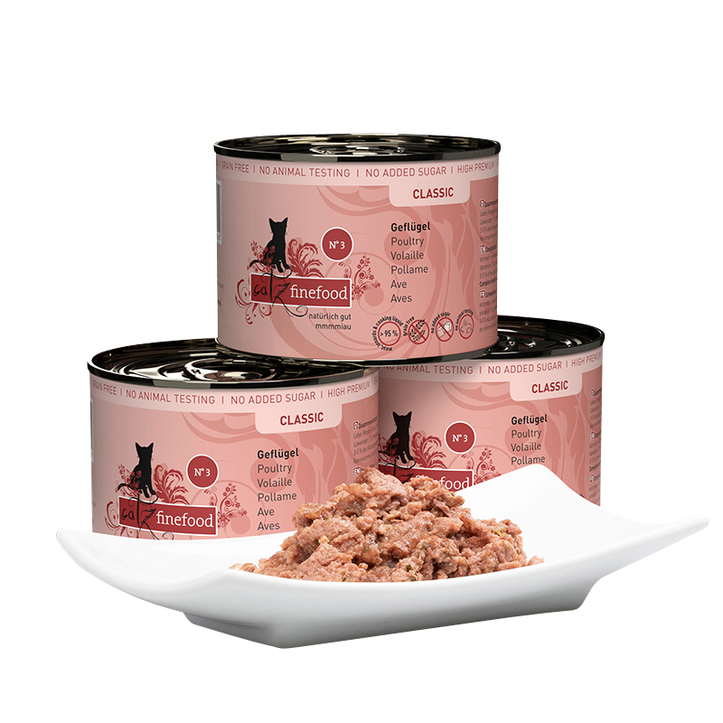 Catz Finefood - No. 3 Geflügel - 6 x 200g - 3