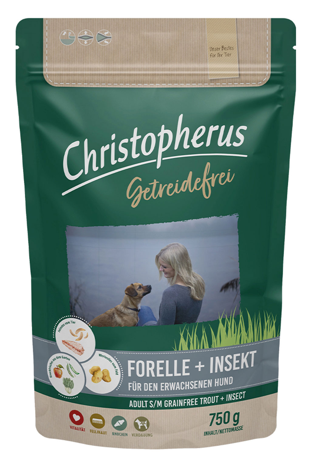 Christ Forelle+Insekt