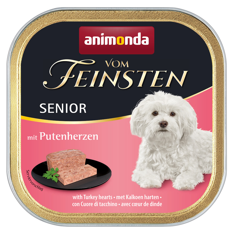 Senior mit Putenherzen