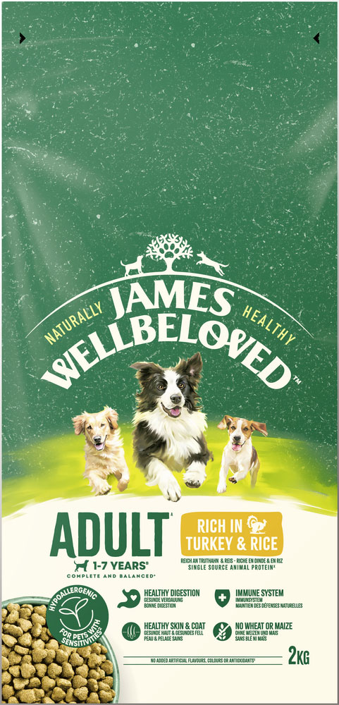 James Wellbeloved - Reich an Truthahn & Reis - 3 x 2kg - 2