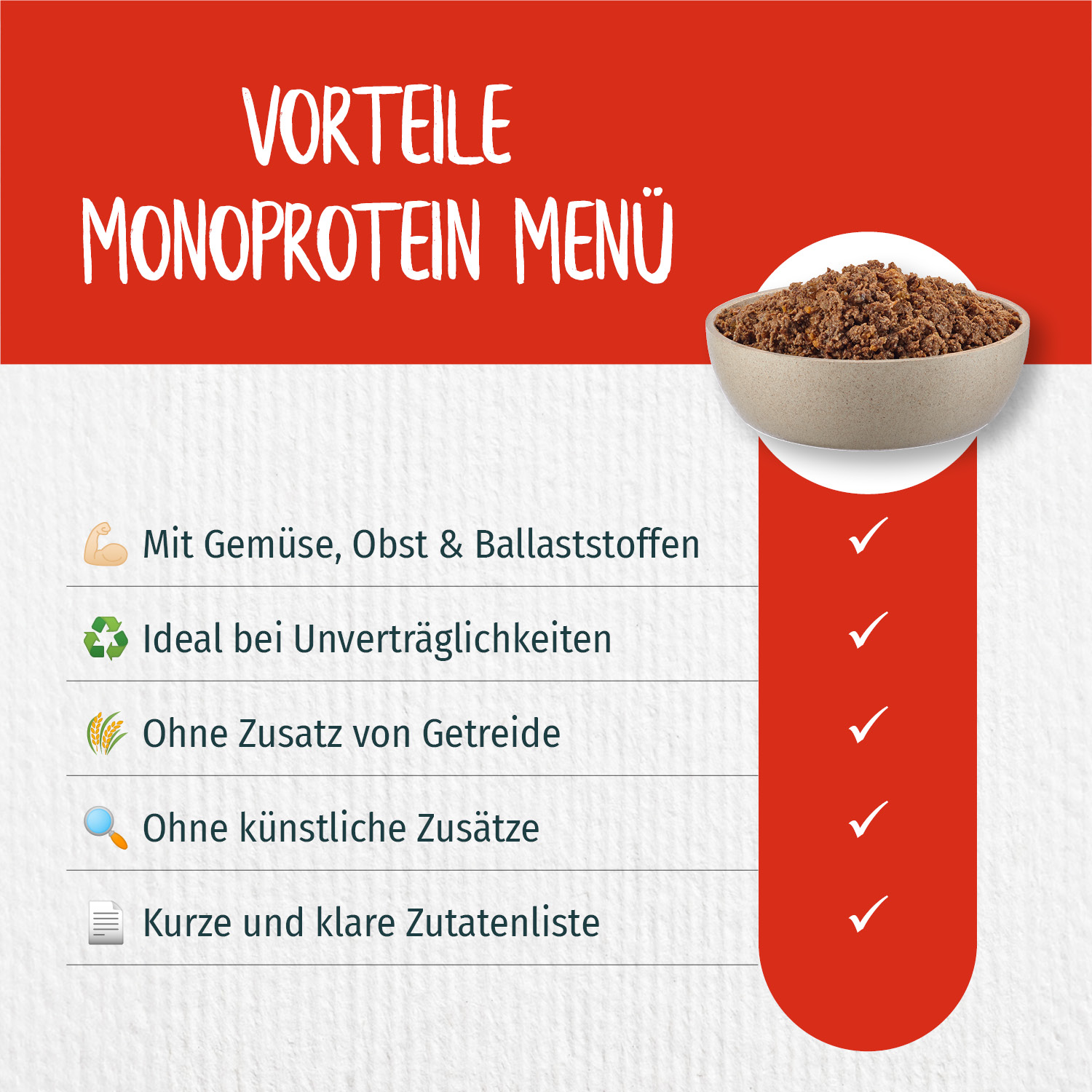 Primox - Hunde Nassfutter MENÜ mit Rind 6 x 400G - 6 x 400g - 4