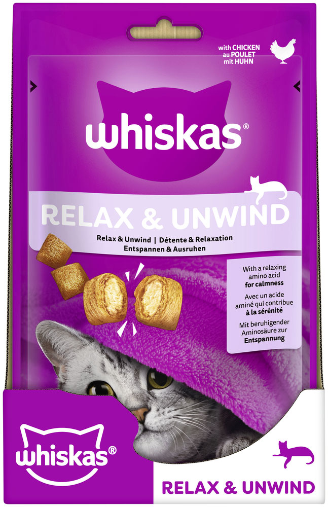 Whiskas - Relax + Unwind mit Huhn - 1 x 45g - 3