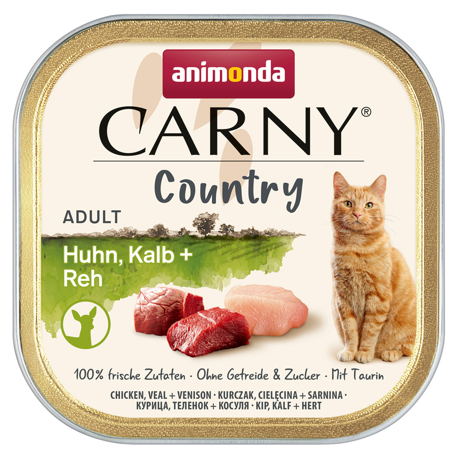 Country mit Huhn, Kalb & Reh