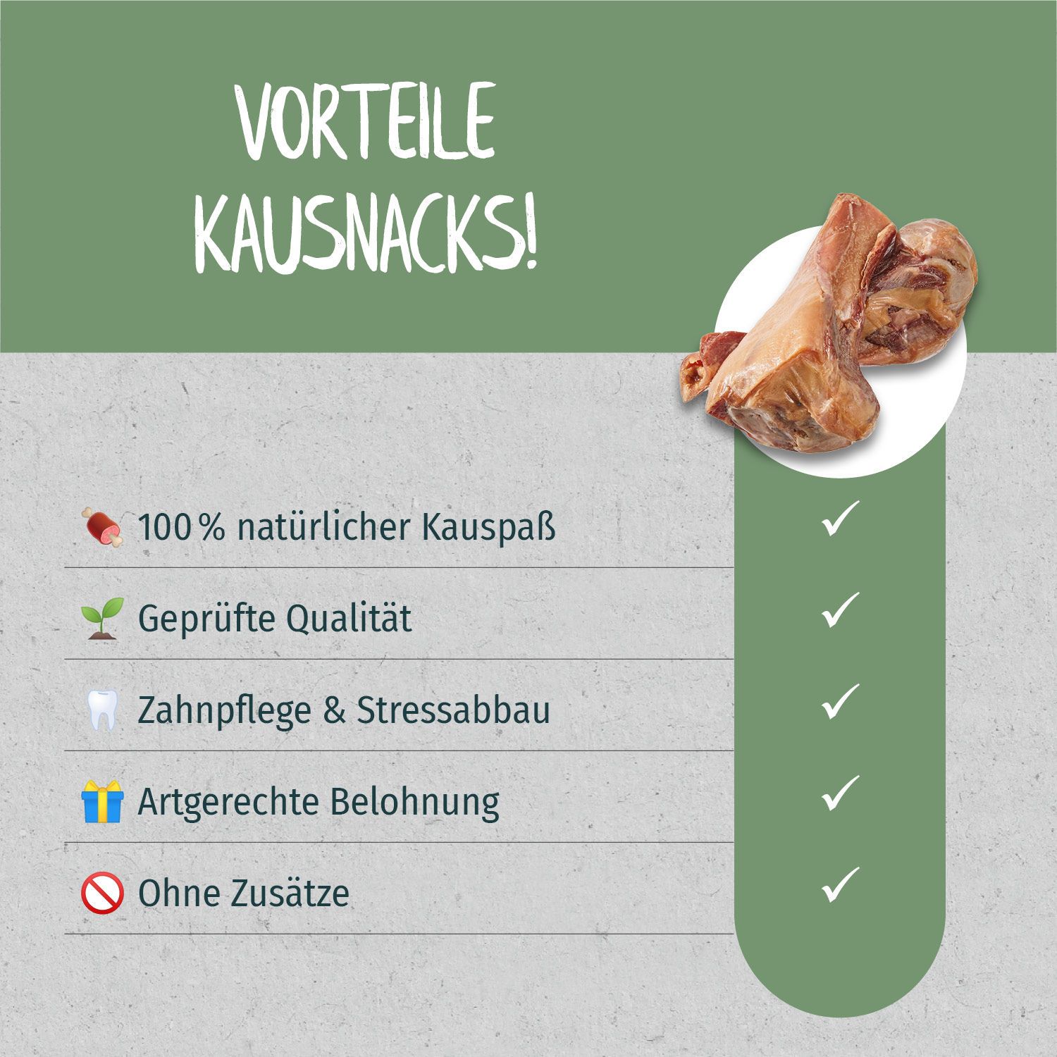 Primox - Serrano Knochen halbiert 370g - 1 x 1 Stück - 3