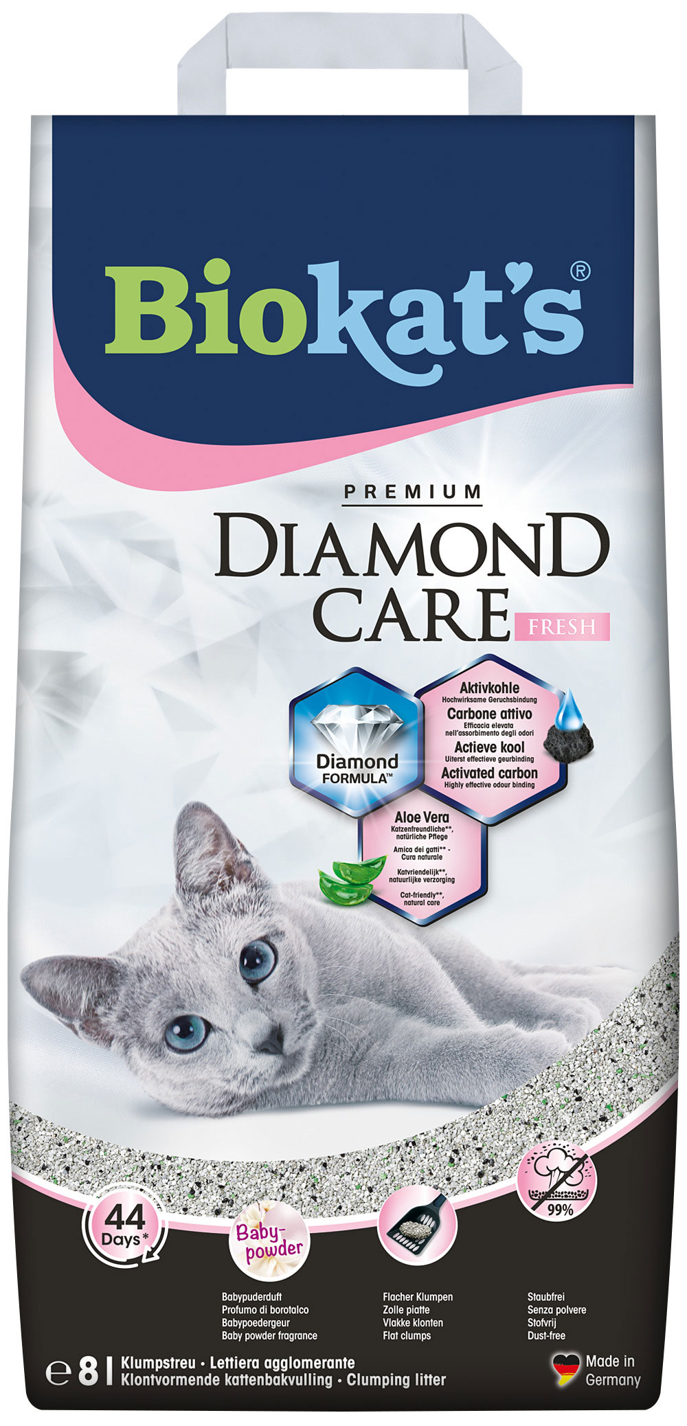 Biokats - Premium Diamond Care Fresh - 1 x 8 Liter - 5