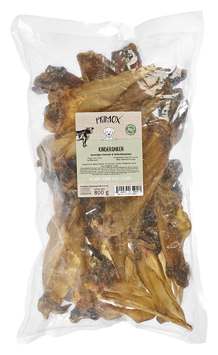 Primox - Rinderohren 800g - 1 x 800g - 2