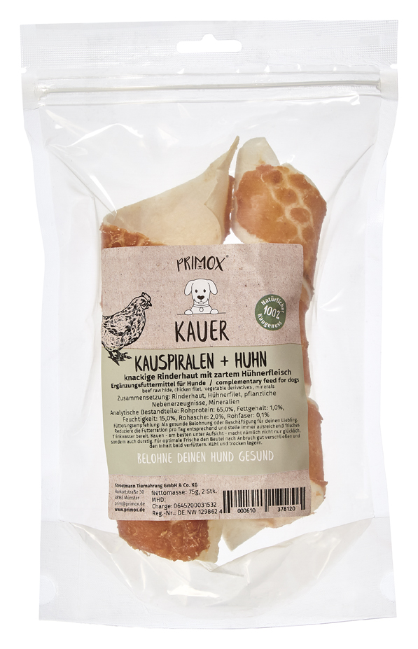 Primox - Kauspirale mit Huhn 75g