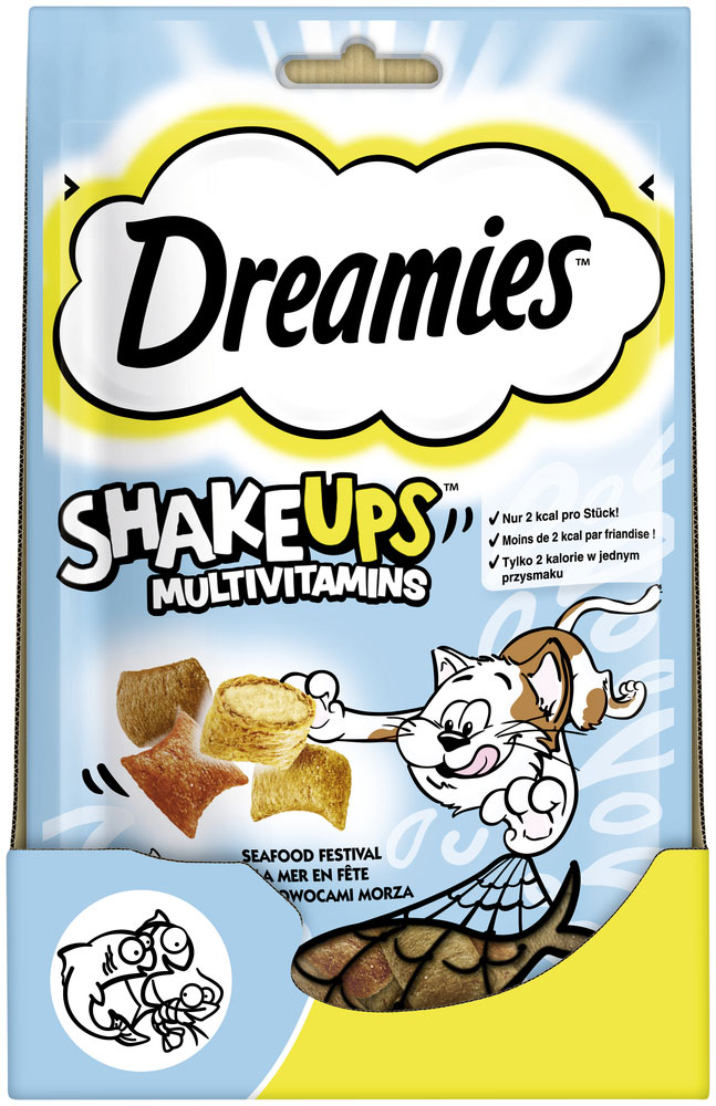 Dreamies - Shake Ups mit Seafood - 6 x 55g - 3