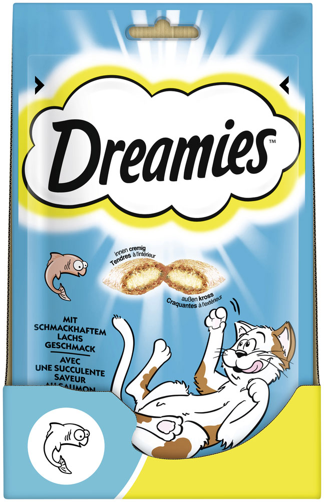 Dreamies - mit Lachs 60g - 6 x 60g - 3