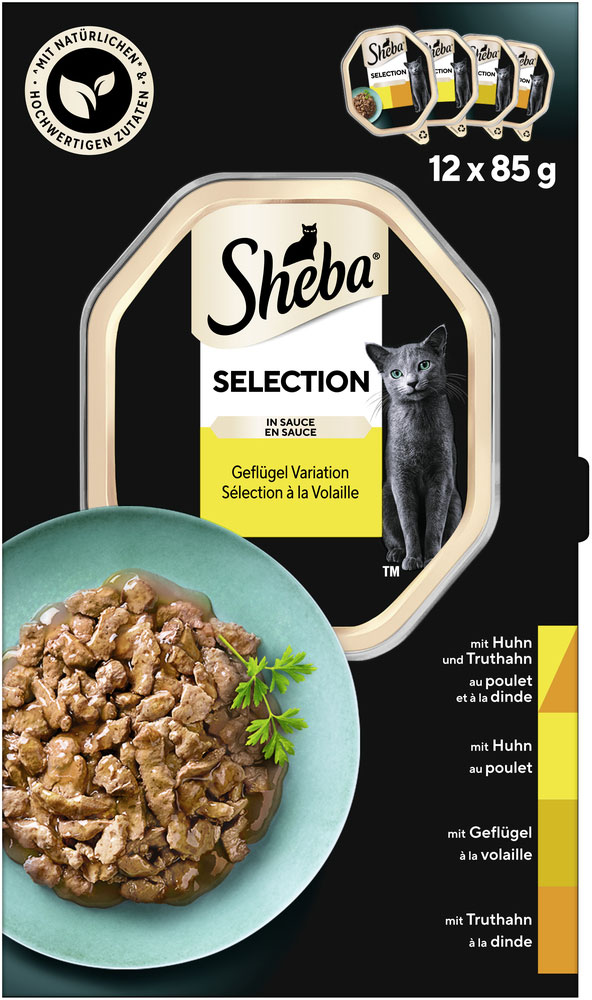 Sheba - Selection Geflügel Variation - 1 x 12X85g - 4