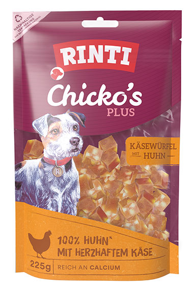 Chicko Plus Käsewürfel Huhn