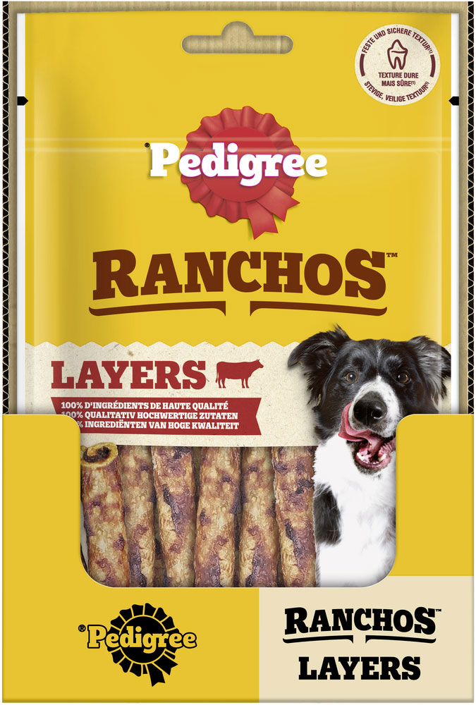 Pedigree - Ranchos Layers mit Rind - 1 x 60g - 3