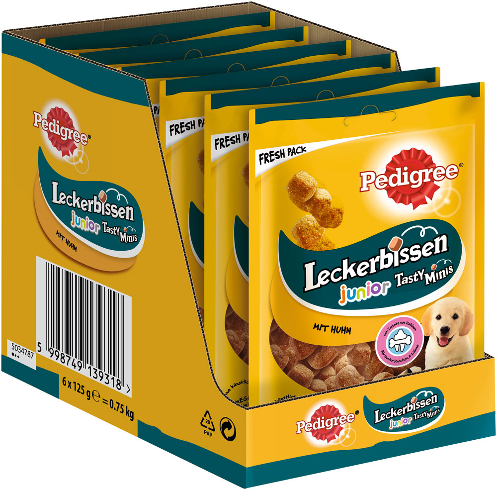 Pedigree - Leckerbissen Junior - Huhn - 1 x 125g - 2
