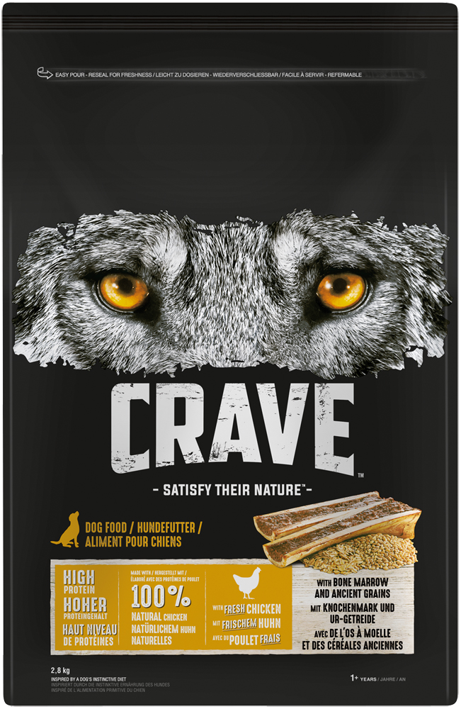 Huhn mit Knochenmark & Urgetreide