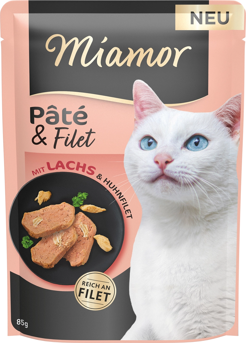 Miamor - Paté mit Lachs - 10 x 85g - 2