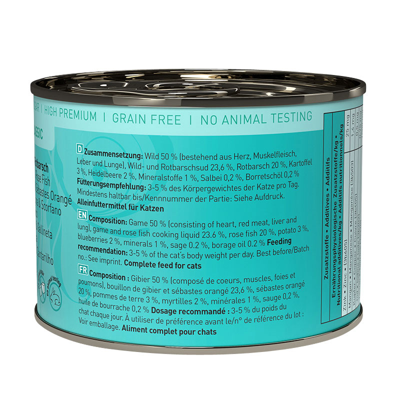 Catz Finefood - No. 21 Wild & Rotbarsch - 6 x 200g - 4