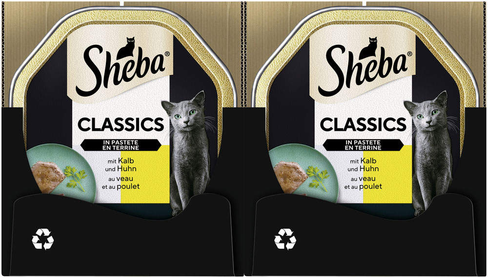Sheba - Classic Kalb & Huhn - 22 x 85g - 3