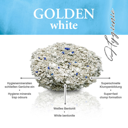 Golden Choice - Golden White Katzenstreu - 1 x 14kg - 2
