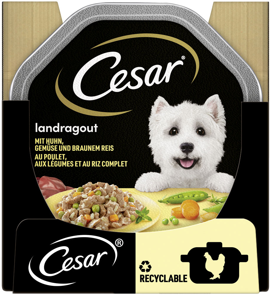 Cesar - EdC Huhnstückchen & Reis & Gemüse - 14 x 150g - 3